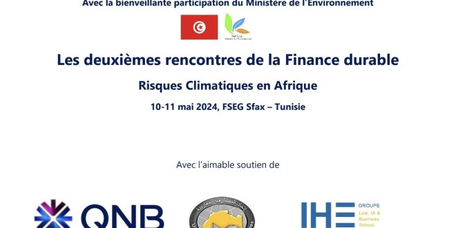 Les deuxièmes rencontres de la Finance Durable « Risques Climatiques en Afrique »